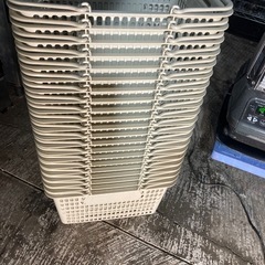 買い物カゴ　無記名　1個価格　グレー