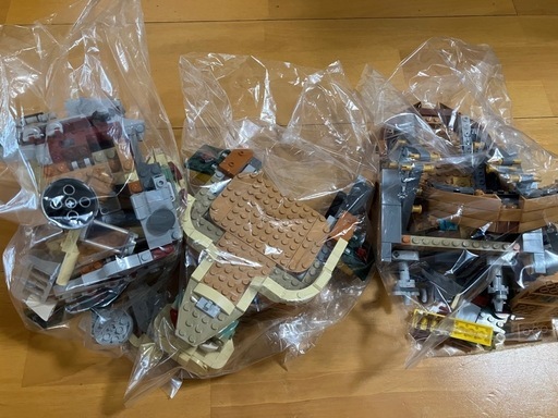 レゴ9kg 収納ボックス付き　おまけレゴマリオのクッパの飛行船(欠損)　