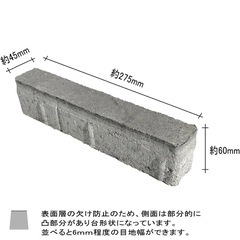 新品　庭　外構　砂利　見切り材の画像