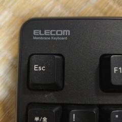 ⌨️ELECOM有線キーボード　テンキー無しのタイプ　動作確認済の画像