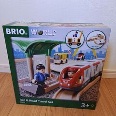 【お値下げしました】BRIO レール＆ロードトラベルセット 33209