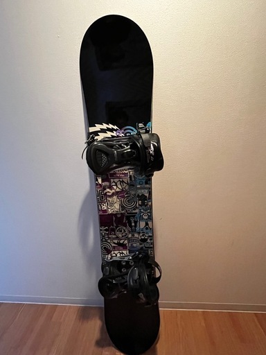 【使用回数少美品！】スノーボード 板 全長150cm スノボ ブラック