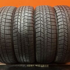 DUNLOP WINTER MAXX WM03 155/65R14 14インチ スタッドレス 4本 20～21年製 タント ムーヴ ステラ プレオ タント等　(VTH082)