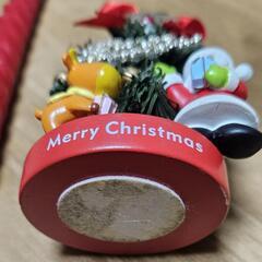 🎄クリスマスツリーさんたトナカイ置物 & 🕯️赤ろうそくの画像