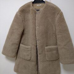 ベージュ ボア コート