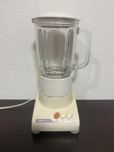 SANYO SM-28 ミキサー ホワイト