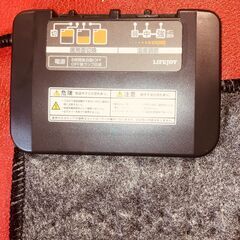 LIFEJOY ２畳用ホットカーペット JPU201K（ブラック）2021年製の画像