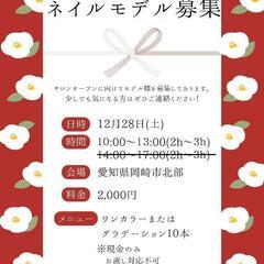 【12/23更新】2000円■残り1枠■ネイルモデル募集中です🤗