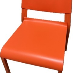 TEODORES 1脚　IKEA テオドレス オレンジ ダイニングチェア　　の画像