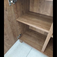⁂取引中⁂木目　キャビネット　棚　 美品の画像