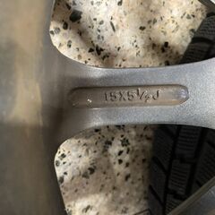 185/60R15　スタッドレスタイヤホイールセットの画像