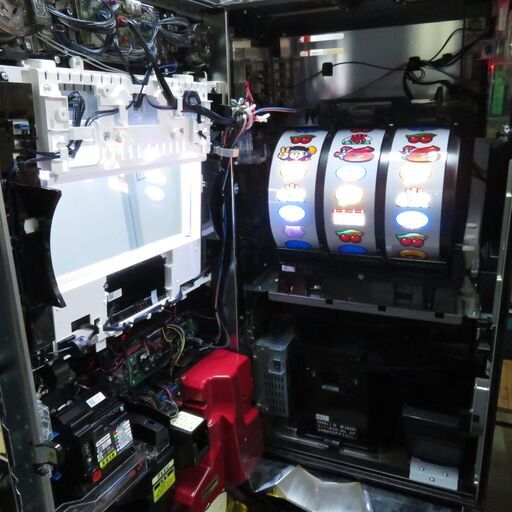 パチスロ実機 新HANABI 花火 ハナビ コイン不要機付き スロット