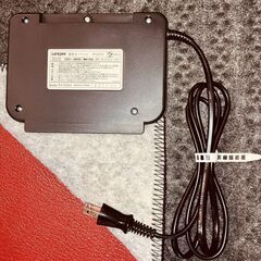 LIFEJOY ２畳用ホットカーペット JPU201K（ブラック）2021年製の画像