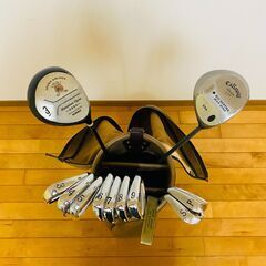 お取引中 ゴルフセット PATN 90-A キャディーバッグ Callaway キャロウェイ ドライバー BIG BERTHA WAR BIRD 12° ウッド 3番 16° Callaway キャロウェイ UNITED AIRLINES Hawaiian Open D250 SLotline アイアン 3番 4番 5番 6番 7番 8番 9番 ウェッジ S P パター DESIHNED FOR ASCOT AG-880の画像