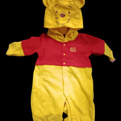 (古着)プーさんロンパース(size60〜70)