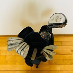 ゴルフセット WOSS キャディーバッグ ドライバー1番 FLying Dragon ドライバー 1番 10.5°  ウッド 7番 REDWOOD PRODUCTS アイアン DUNLOP ダンロップ MAXFLI EASE FORGED  4番 5番 6番 7番 8番 9番 ウェッジ DUNLOP MAXFLI EASE FORGED S サンド A アプローチ P ピッチング パター BRIDGESTONE REXTAR FL-2の画像