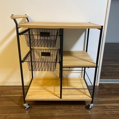 ワゴン　キッチンワゴン　おしゃれ収納　　の画像