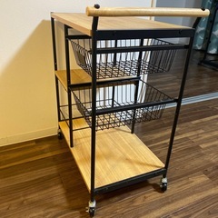 ワゴン　キッチンワゴン　おしゃれ収納　　の画像
