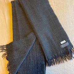 Adam et Rope 100%ウール マフラー グレー系