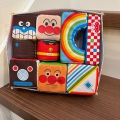 アンパンマン　ソフトブロック　布製