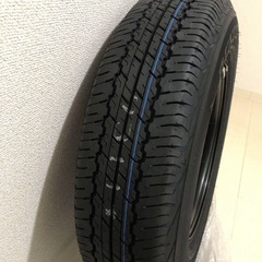 【新車外し】スズキ ジムニーシエラ スペアタイヤ ホイール 1本 カバー付きの画像