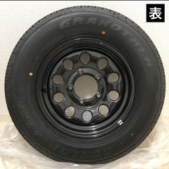【新車外し】スズキ ジムニーシエラ スペアタイヤ ホイール 1本 カバー付きの画像