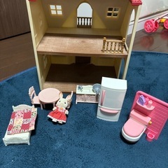 箱あり　シルバニアファミリー　赤い屋根のおうちの画像