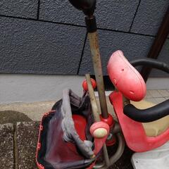 【早い引取希望】三輪車　子ども　ハンドル付きの画像