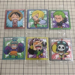 ワンピース　ONE PIECE ウエハース　シール　6枚セット