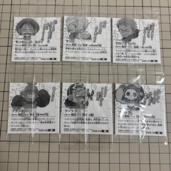 ワンピース　ONE PIECE ウエハース　シール　6枚セットの画像