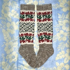 ロシア民芸品　レッグウォーマー①