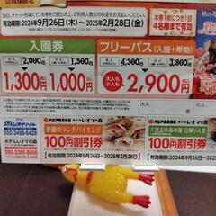 レオマワールド割引券の画像