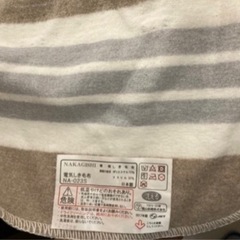 電気しき毛布　140×80cmの画像