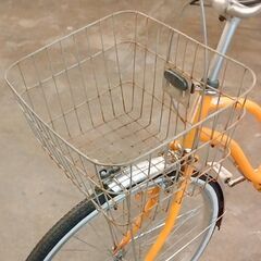 ※　引き渡し完了　※　　　　　　　　　　　　　　　　　　　　婦人用自転車　オレンジ色　チャイルドシート　26インチ　自転車の画像
