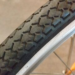※　引き渡し完了　※　　　　　　　　　　　　　　　　　　　　婦人用自転車　オレンジ色　チャイルドシート　26インチ　自転車の画像