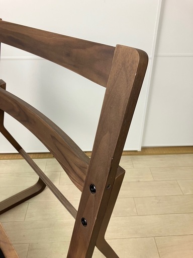 無印良品 リビングでもダイニングでもつかえるソファチェア ウォールナット 未使用