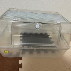 ハムスターケージ「ルーミィ」と小さいケージ、フェンスサークルセット