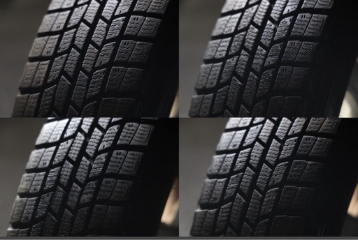 ★新品同様 155/80R13 国産GOODYEAR 2020年製 スタッドレス 4本SET パッソプラッツヴィッツロゴKEIワゴンR
