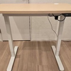 【山善|定価4万円】【美品】昇降式デスクの画像