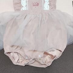 cottoli ロンパース ピンクベージュ 80cm