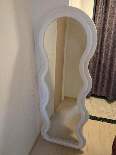 大型立てかけミラー