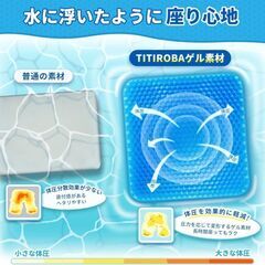 チチロバ(TITIROBA) ゲルクッション 特大 【スペシャルビッグサイズ】の画像