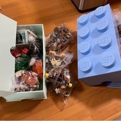LEGO9kg 収納ボックス付き おまけLEGOマリオのクッパの...