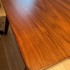 【組み立て簡単】ニトリ　ダイニングテーブル　フィルン　ブラウン80×80の画像