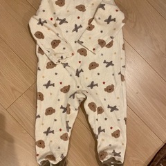 プティマインボリス足付きロンパースの画像
