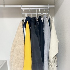 衣類収納アップハンガー 4本組