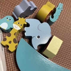 バランス　アニマル　動物　つみき　　の画像