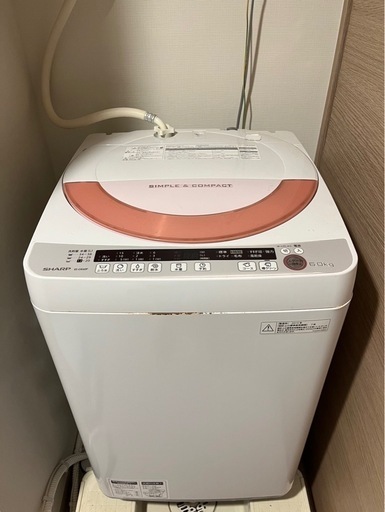 洗濯機☆シャープ製☆60L