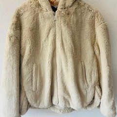 【ZARA】アウター　(クリーニング済) アウター ベージュ ジップアップの画像