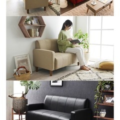 新品に近いソファー　グレーの画像